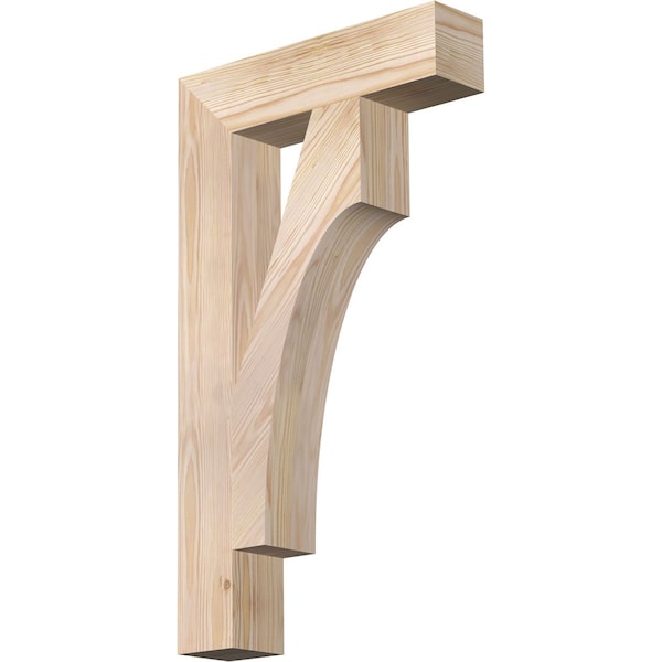 Ekena Millwork Westlake Block Smooth Bracket, Douglas Fir, 3 1/2"W x 16"D x 28"H BKT04X16X28WTL05SDF - main
